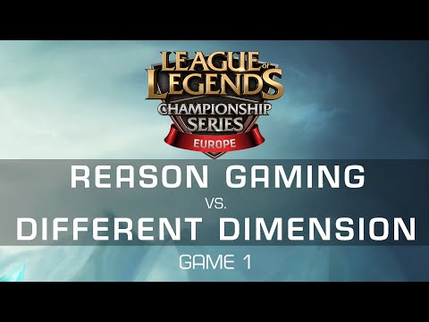 Reason Gaming vs. Different Dimension - Game 1 - EU LCS Expansion Tournament - League of Legends