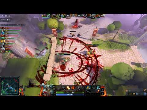 Topson - Clockwerk Support vs Pure Bloodseeker | Dota 2 7.32d Gameplay
