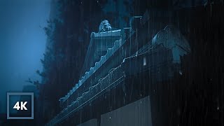 Download lagu HEAVY RAIN on Japanese Temple. Sleep Instantly to Rain on Japanese Roof for 12 Hours mp3