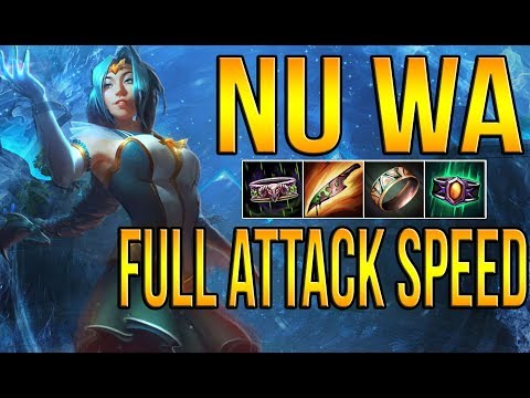 SMITE | NU WA, FULL ATTACK SPEED | ESTA BUILD ES BUENISIMA!
