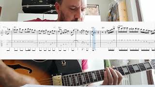 Au privave- Charlie Parker solo transcription for guitar