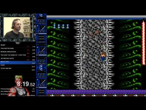 Super C NES Former World Record Speedrun in 12:50