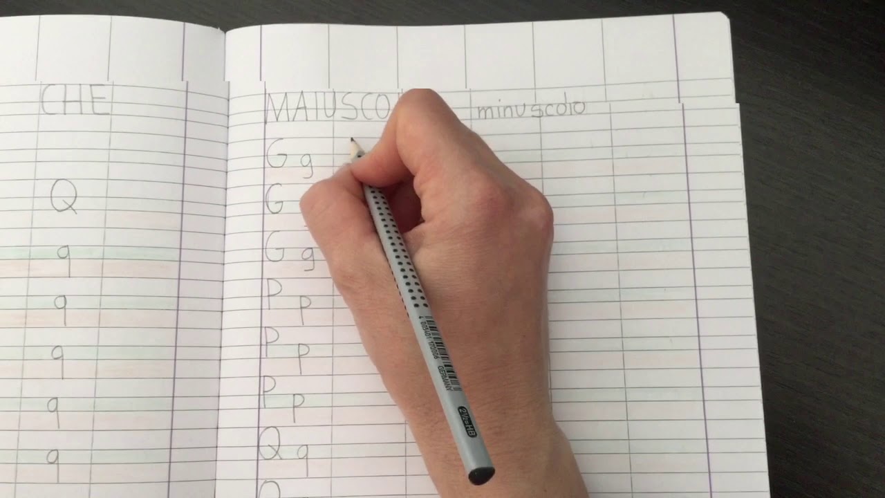 Lavoriamo sul quaderno a righe 4 - Lettere che scavano