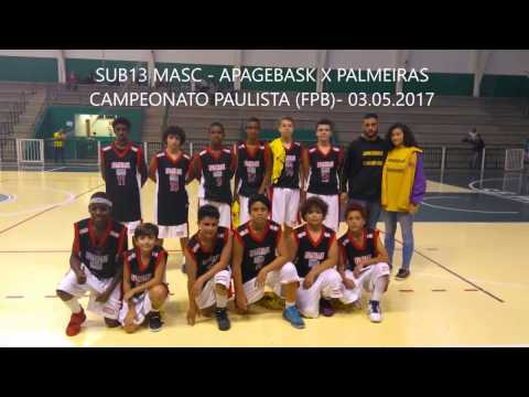 CAMPEONATO PAULISTA FPB   SUB13 APAGEBASK X PALMEIRAS