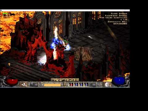 Diablo 2: Nova sorceress 200 FCR gameplay