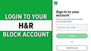 How To Login to Your H&R Block Account | H&R Block Online Sign In (Full Guide)