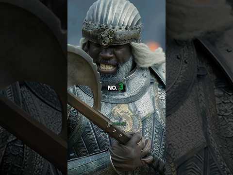 5 Finest Warriors in Westeros Ranked!                              #houseofthedragon #westeros