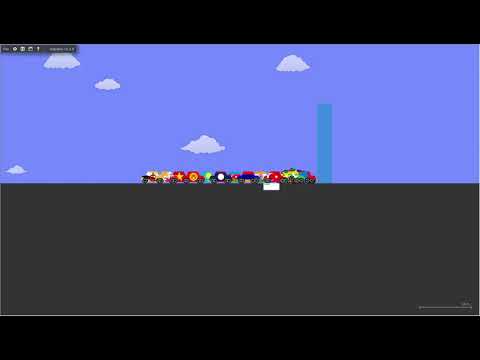 Asia Infection Car Race | Country Cars | Algodoo