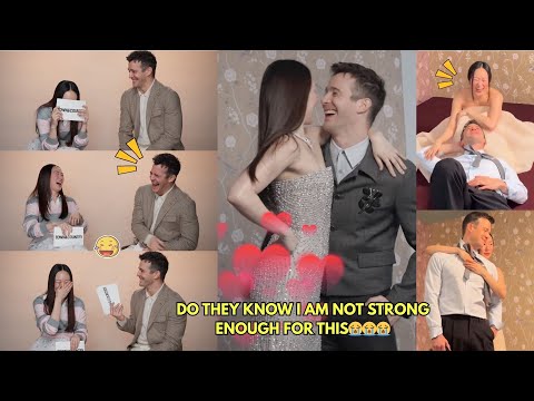 YERIN AND LUKE bts T&C’s cover shoot 💖 This is so newlyweds at their wedding reception coded