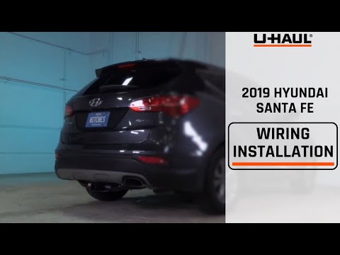 2019 Hyundai Santa Fe XL Trailer Wiring Installation