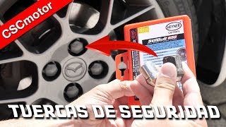 Tornillos antirrobo para llantas | Consejos
