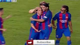 FC Barcelona Legends vs Real Madrid Legends April 28th 2017 All Goals and Highlights!