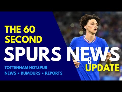 THE 60 SECOND SPURS NEWS UPDATE Deadline Day Signing "Unlikely!" Muani, Akliouche, Kinský, Team News