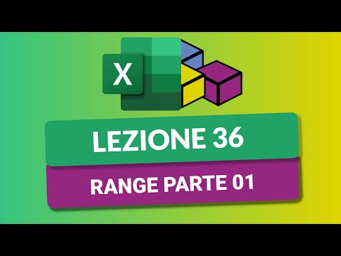 Lavorare con i Range parte 01 - VBA Excel Tutorial Italiano 36