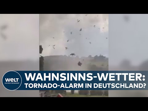 WUPPERTAL: Wahnsinns-Wetter! Tornado-Alarm in Deutschland! Dieses Video schockiert