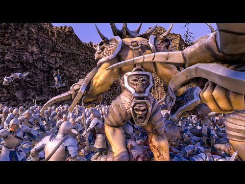 11 000 Giant Ogres VS 17 000 Gondor Soldiers - UEBS 2 - Ultimate Epic Battle Simulator 2022 - UEBS