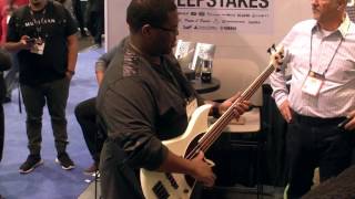 Aquilina Sirius Bass Played by Court Leonard at NAMM 2016 | MikesGig