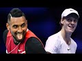 Crazy Kyrgios Vs Cold Sinner Tennis Most BIZARRE Circus Ft Angry Umpire
