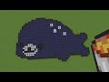 How To Draw In Minecraft Pixel Art Whale