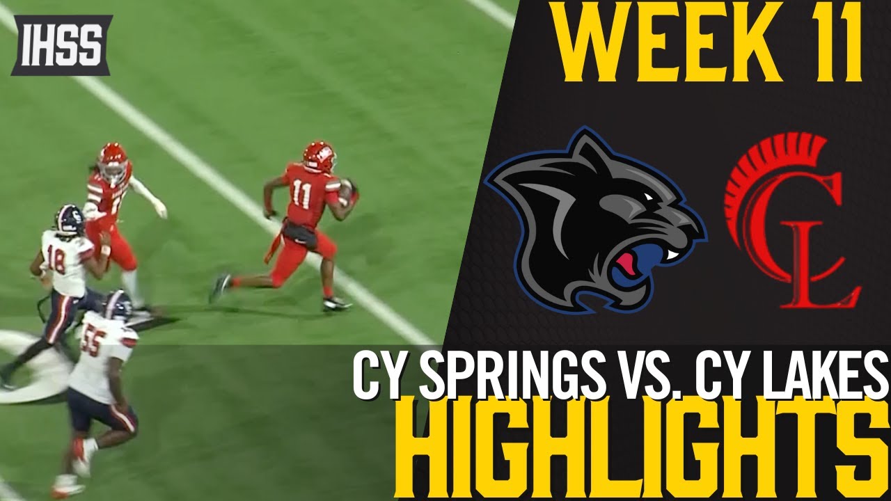Cy Lakes Secures Playoff Spot, Defeats Cy Springs 38-17