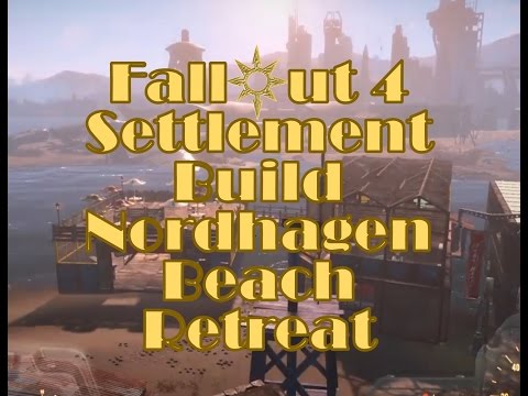 Fallout 4 Nordhagen Beach settlement build "Commonwealth Retreat"