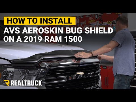 How to Install AVS AeroSkin Bug Shield on a 2019 Ram 1500