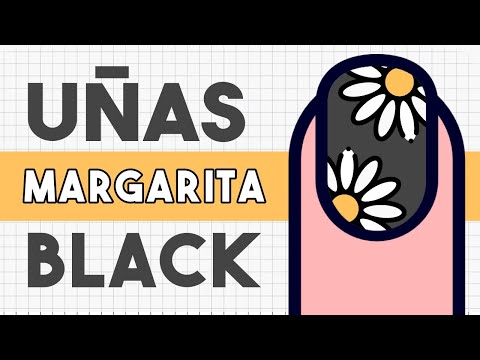 ¡LISTAS EN 5MIN! · UÑAS PRIMAVERA BLACK 🖤