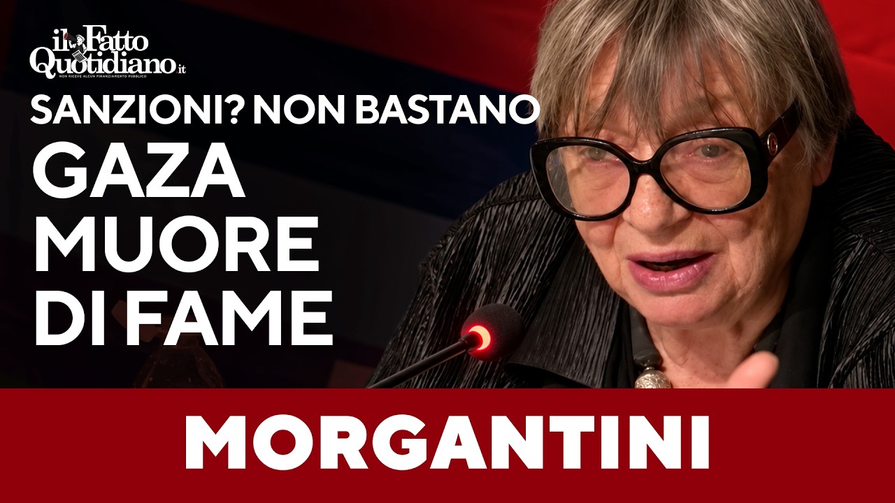 Morgantini: "L’Italia non è solo complice: è responsabile di ciò che accade a Gaza"