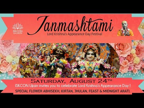 #INVITATION- Sri Krishna Janmashtami 2019 | #ISKCONUjjain