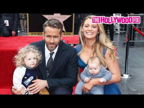 Ryan Reynolds & Blake Lively's Kids Steal The Show At Walk Of Fame Ceremony 12.15.16