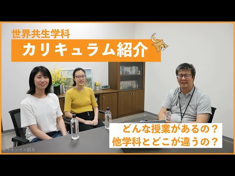 世界共生学科 【COLLABO WEB OPEN CAMPUS 2020】カリキュラム紹介