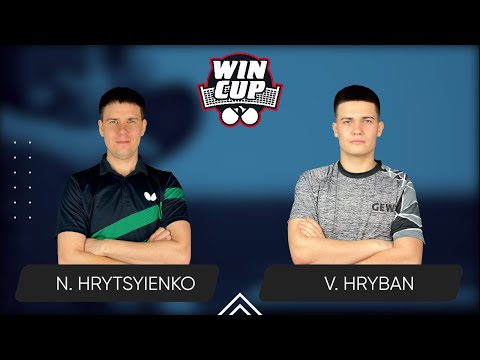 20:15 Nazarii Hrytsyienko - Vadym Hryban West 5 WIN CUP 26.07.2024 | Table Tennis WINCUP
