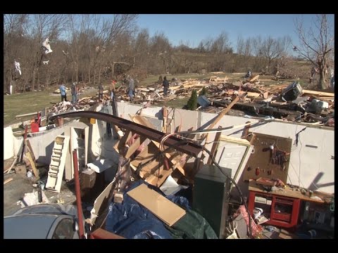 Plattsburg, MO Extensive Tornado Damage & Interview - 3/7/2017
