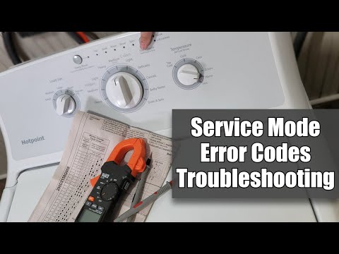 Hotpoint Washer Troubleshooting, Error Codes and Diagnostics