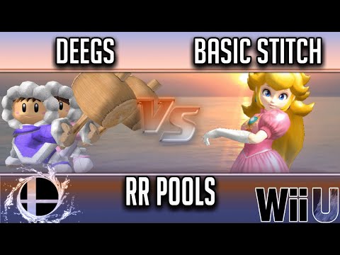 Smash'N'Splash 4  RR POOLS -  Deegs (Ice Climbers) vs  Basic Stitch (Peach)