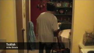 At the drive-in: Ticklish