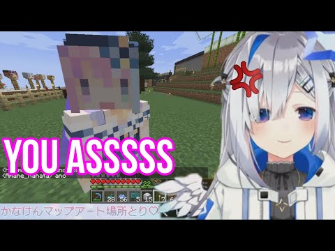 Kanata Got Scared At Aggressive Luna | Minecraft [Hololive/Sub]