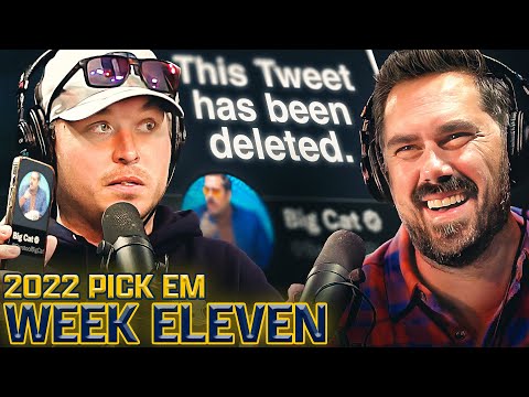MAYHEM ENSUES OVER A DELETED TWEET - PICK EM WEEK 11