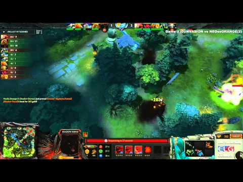 Dota2 Showmatch Neolution E-Sport Orange vs Invasion.Gigabyte Game 3