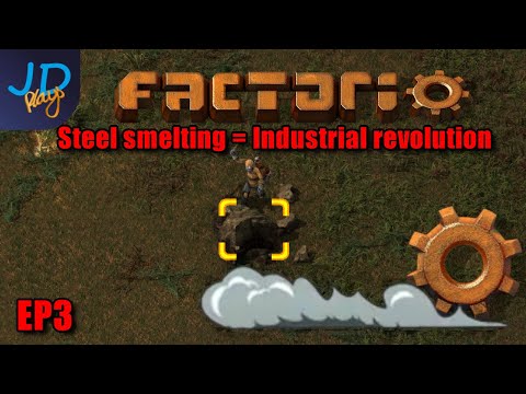Ep3 Steel smelting = Industrial Revolution | Factorio 0.17 Speedrun Any%