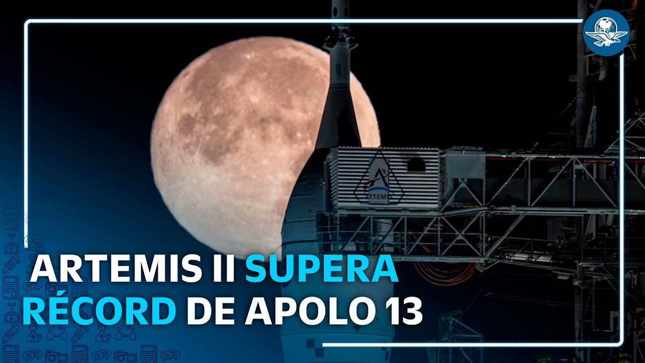 Artemis II rompe récord y se convierte en misión más lejana de la Tierra