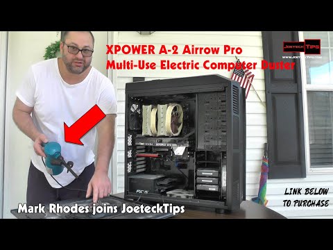 Mark cleans out his AMD 3900x using the X-Power | How To | JoeteckTips