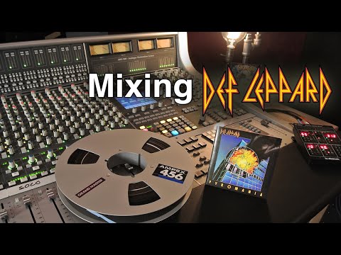 Mixing Def Leppard's "Photograph" on an Analog SSL Console -  GoPro POV