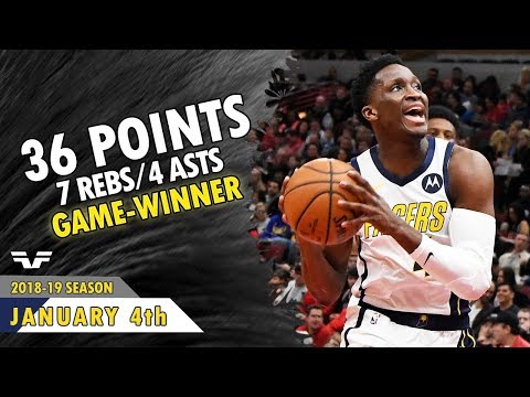 Victor Oladipo - 2019.01.04 - Pacers vs Bulls - 36 Pts, 7 Rebs, 4 Asts