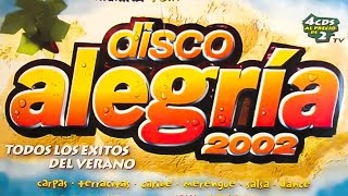 DISCO ALEGRÍA 2002 - Todos los Éxitos del Verano (4CDs) 💿 Disco Completo