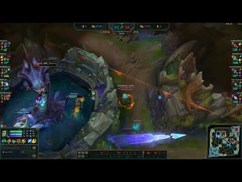 League of Legends - Amumu 1v9 Baron Steal 1