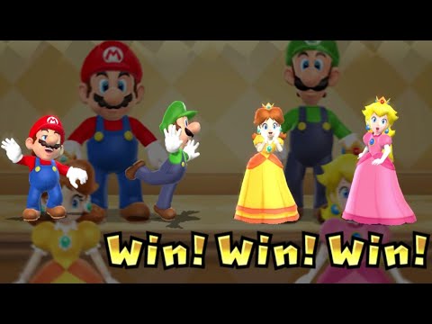 Mario Party 9 - Step It Up - Mario vs Luigi vs Daisy vs Peach  (Master Cpu)