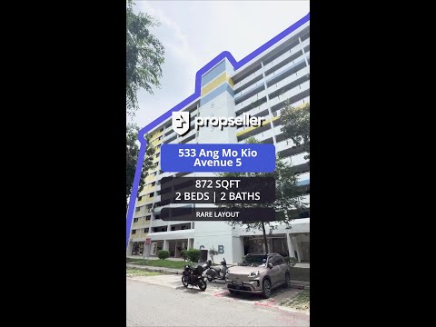 533 Ang Mo Kio Avenue 5, 533 Ang Mo Kio Avenue 5, 2 Bedrooms, 872 sqft, HDB Flat For Sale, by PROPSELLER PTE. LTD., 500133107 - PropertyGuru.com.sg