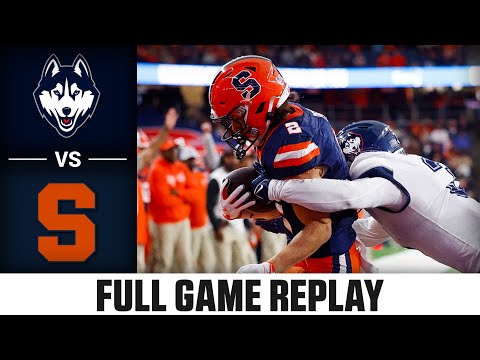 UConn vs. Syracuse Full Game Replay | 2024 ACC Football