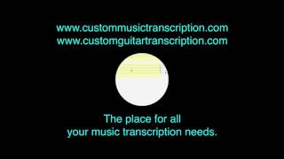 Robert Nighthawk Stomp | Ronnie Earl | Custom Guitar Transcription |  Custom Music Transcription